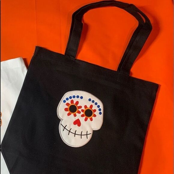 𝅺FREE PERSONALIZATION🧡🖤Read👍Canvas tote bag - Picture 1 of 3